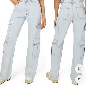 We Wore What Utility Straight Jeans